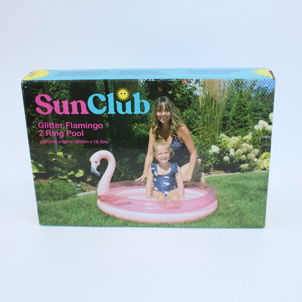 Jilong Sunclub Glitter Flamingo 2 Ring Pool
